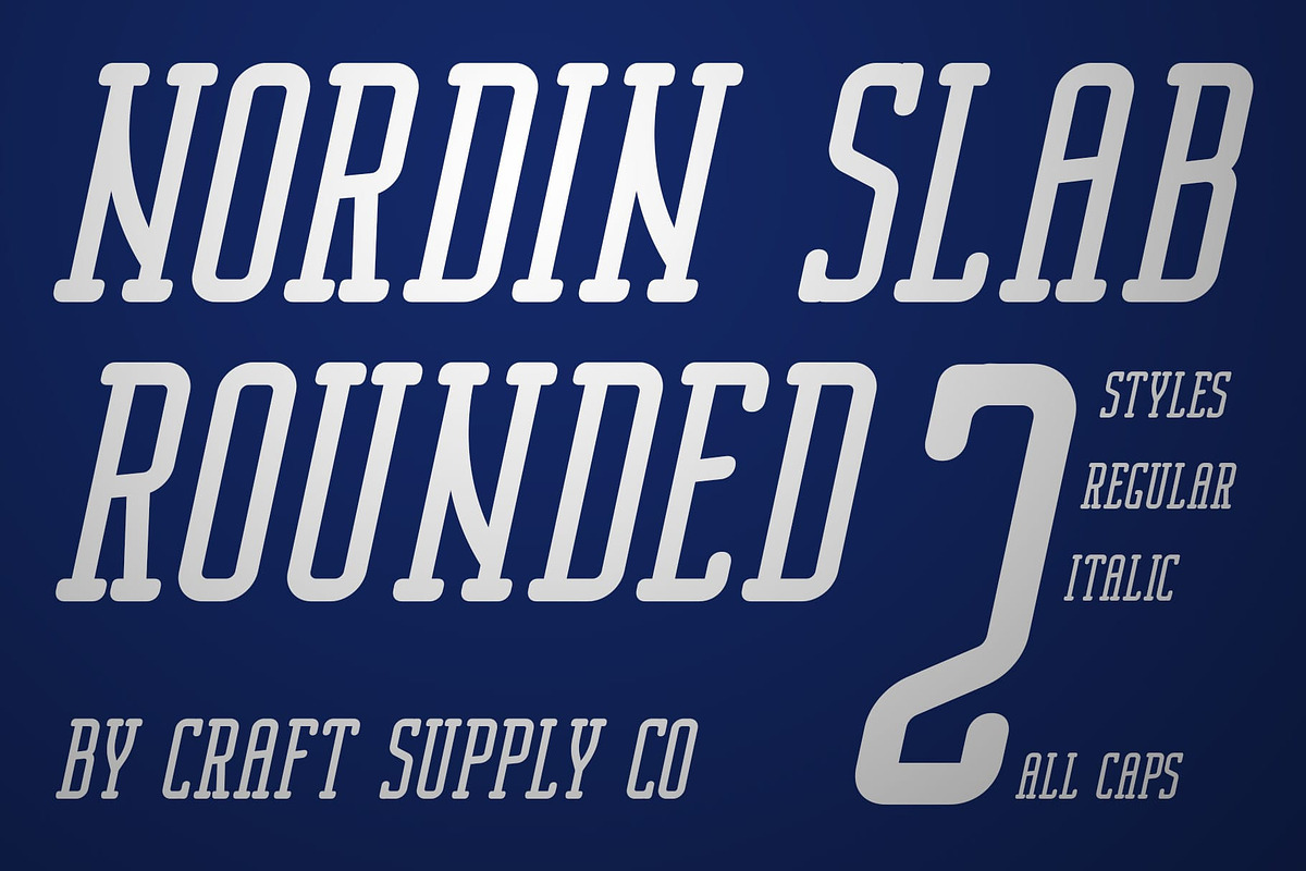 Nordin Slab Rounded, a Slab Serif Font by Craft Supply Co. (Photo 1 of 8)