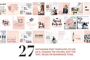 Canva Template Blush Bundle, a Social Media Template by Nancy Ingersoll (Thumbnail 4 of 8)
