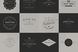 34 Trendy Retro Vintage Insignias