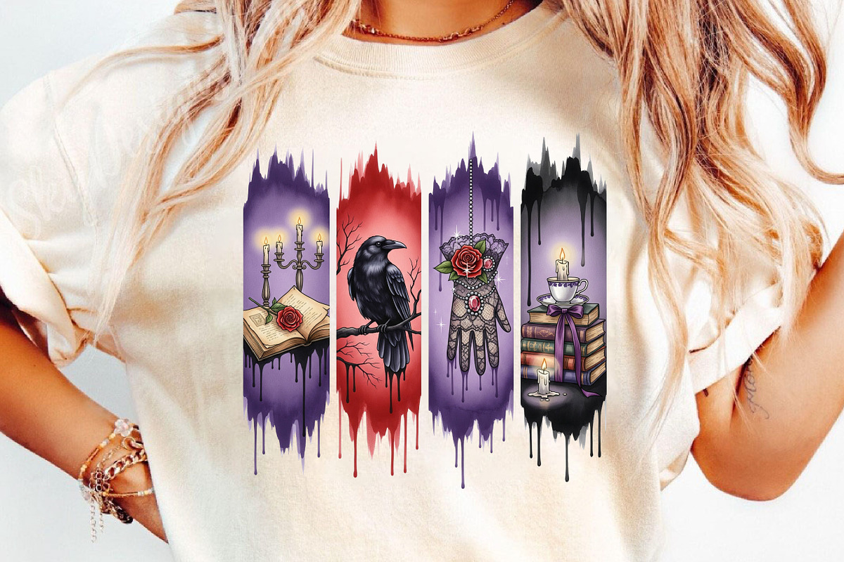 Magical Book Gothic Raven PNG, an Illustration by DreamCafeArt (Photo 4 of 6)