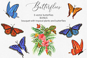 Butterflies. Patterns, cards etc, an Illustration by HmarkaShop (Thumbnail 4 of 4)