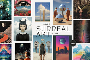 SURREAL PRINTS BUNDLE 7 In 1