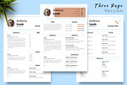 Creative Resume Template - Anthony, a Resume Template by Templates Design Co. (Thumbnail 4 of 17)