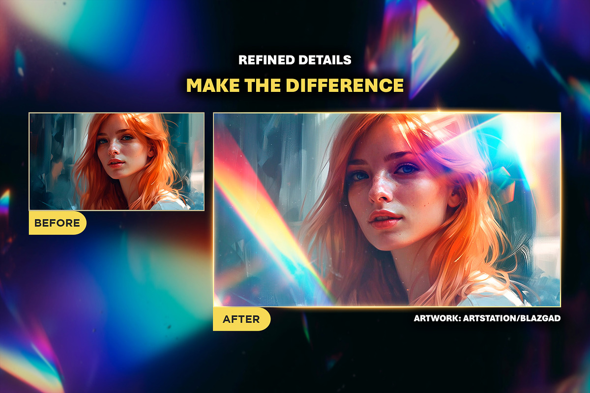 150+ Crystal Light Leaks Overlays, an Object Graphic by Mikel Blazgad (Photo 5 of 11)