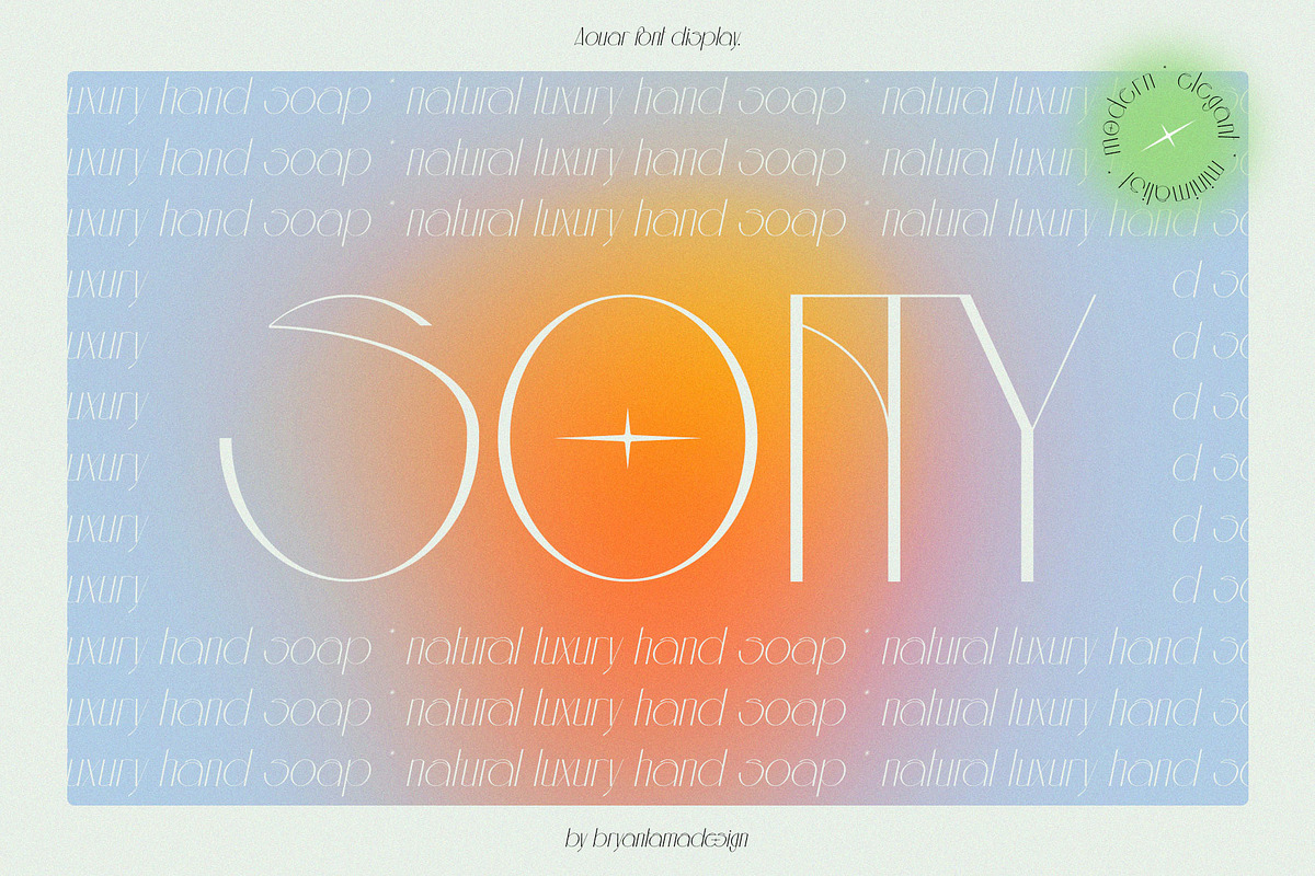 Aouar - Minimalist Font, a Sans Serif Font by StudioinBry (Photo 4 of 14)