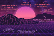 Retro Landscape Kit, an Object Graphic by MiksKS (Thumbnail 8 of 18)