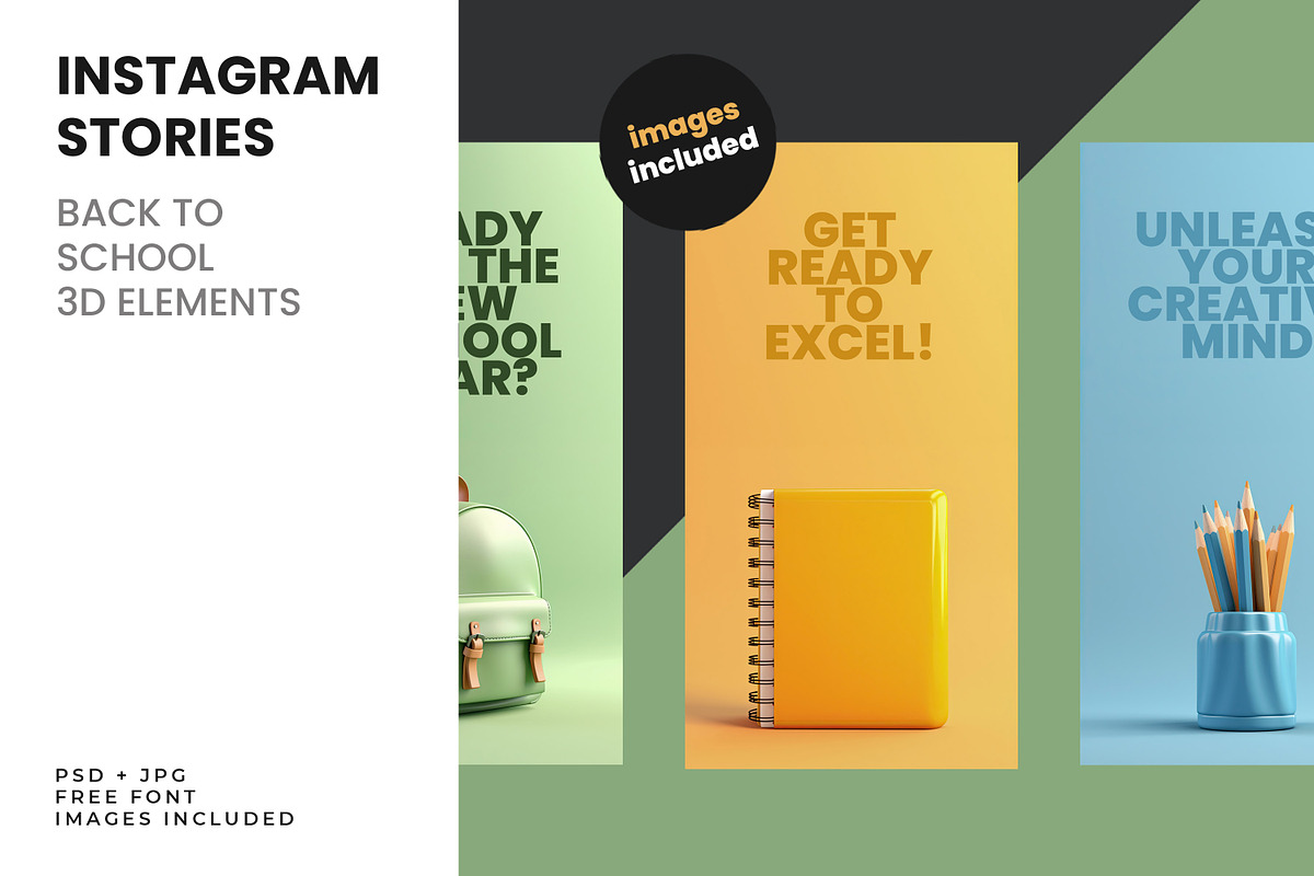 Back to School Instagram + Images, a Social Media Template by Design District (Photo 2 of 4)