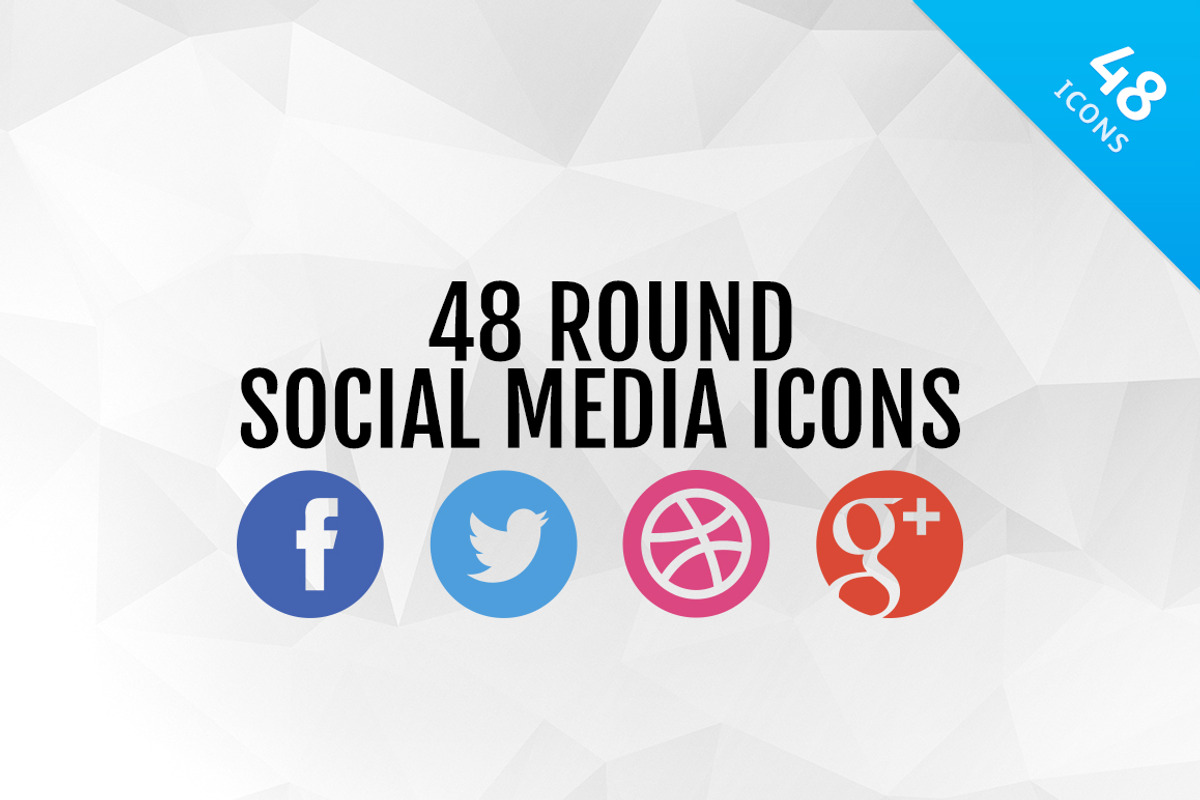 Round Social Media Icons