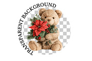 Watercolor Christmas Teddy Bear, a Seasonal Illustration by Black Bird Studio (Thumbnail 6 of 7)