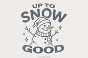 Up To Snow Good Snowman PNG, Funny, an Illustration by SharpMarketplace (Thumbnail 1 of 9)