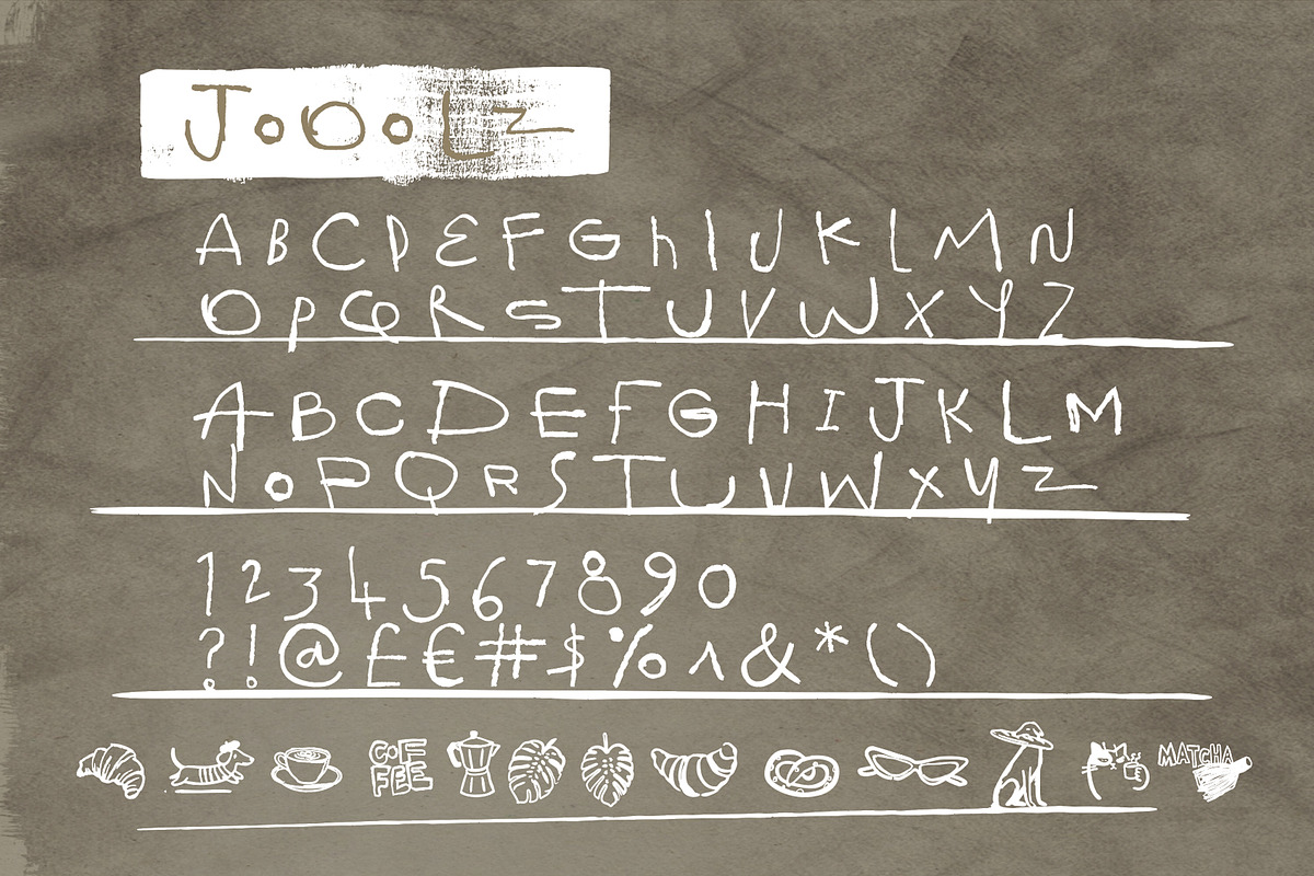 Jooolz | Handwritten font, a Handwritten Font by Drawwwn (Photo 3 of 10)