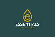 Letter E and Water Drip Logo Concept, a Branding & Logo Template by Signatoro (Thumbnail 2 of 3)