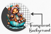 Whimsical Easter Bunny Clipart, an Illustration by Canvas Craft (Thumbnail 2 of 6)