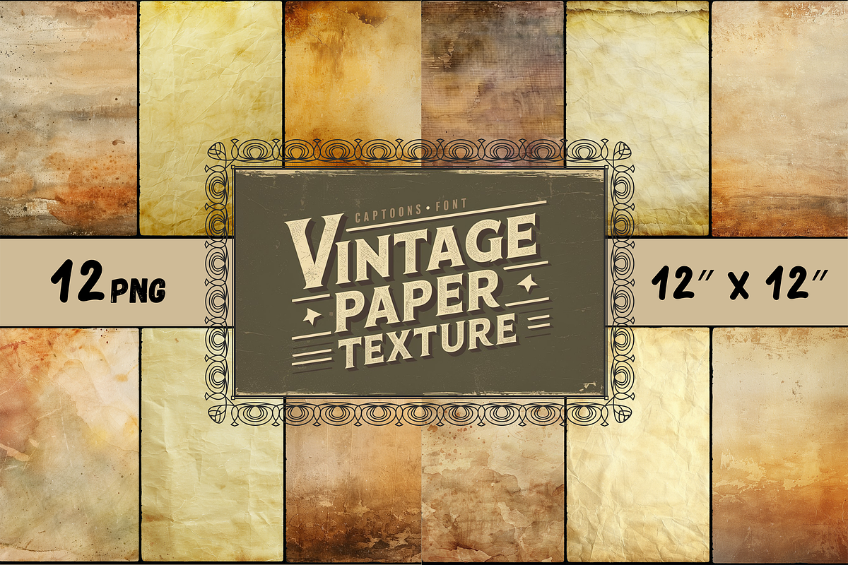 Vintage Paper Texture, a Pattern Graphic by Printable Treasure (Photo 1 of 5)