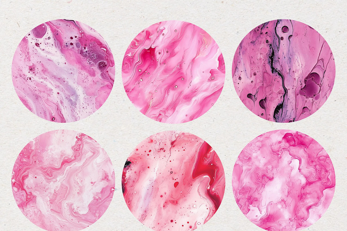 Pink Marble Textured Seamless Paper, a Texture Graphic by Natural Planners (Photo 3 of 3)