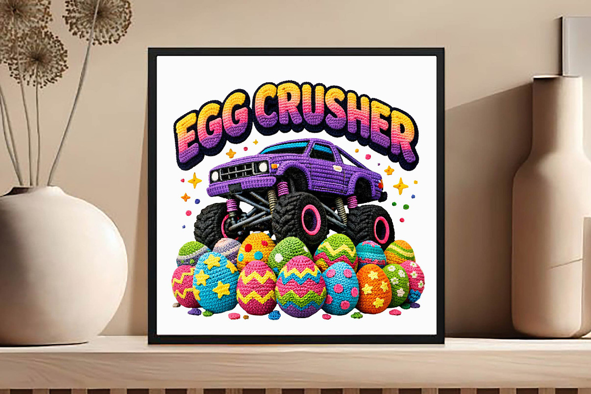 Crochet Egg Crusher PNG, an Illustration by DreamCafeArt (Photo 2 of 6)
