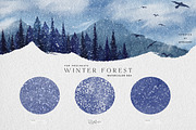 Winter Forest Box for Procreate, a Brush Add-On by Liquid Amethyst Art (Thumbnail 7 of 13)