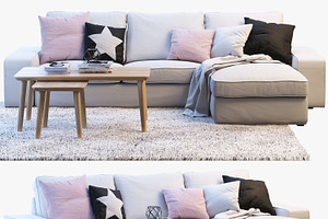 Chaise longue sofa 3d model, a Furniture 3D Model by 3dmitruk