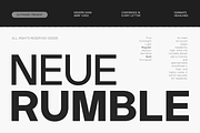 GC Neue Rumble - Modern Elegant Sans, a Sans Serif Font by Glyphonic (Thumbnail 1 of 15)