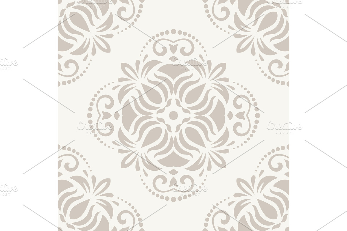 Orient Seamless Vector Pattern. Abstract Background, a Decorative Illustration by FineArtStudio (Photo 1 of 3)