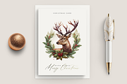 Christmas Postcards with Deer, a Card Template by optimism (Thumbnail 8 of 8)