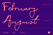 CS Ariana Drawn, a Script Font by Craft Supply Co. (Thumbnail 5 of 8)