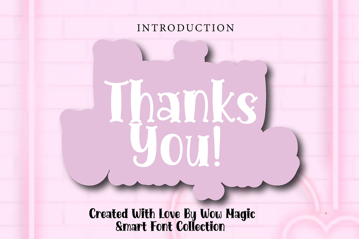 Baby Unique, a Font by Wow Magic (Photo 3 of 3)