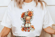 Whimsical Spring Fairy Clipart, an Illustration by designcity5 (Thumbnail 5 of 5)