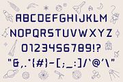 Vortex: A Display Font + Free Icons, a Sans Serif Font by dear uncle (Thumbnail 3 of 3)