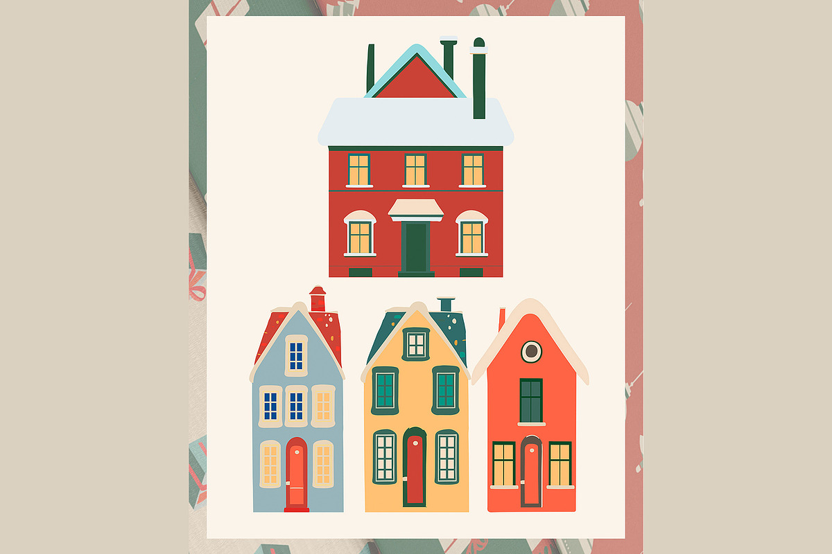 Retro Christmas Graphics Collection, an Object Graphic by NatalieArtsDenysenko (Photo 14 of 15)