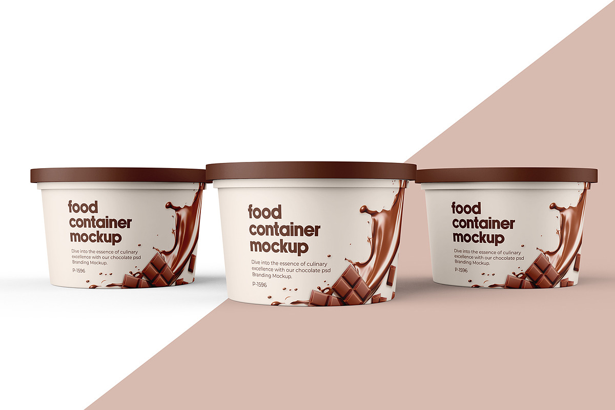 Ice Cream Cup Mockup, a Cups & Container Mockup by Ram Studio LLC (Photo 2 of 13)