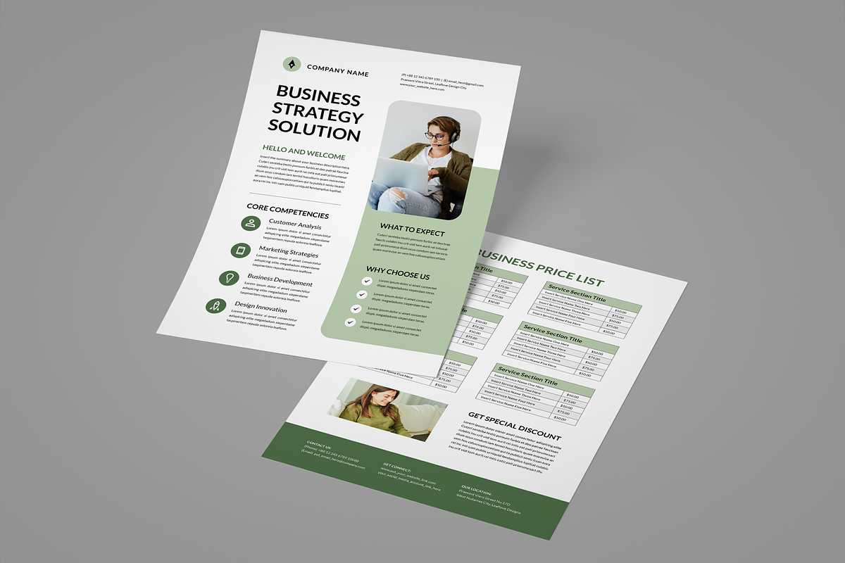 Business Price List Bundle, a Flyer Template by Leaflove (Photo 6 of 10)