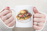 Summer Bridal Tea Party Set Clipart, an Illustration by Sublimation Artist (Thumbnail 5 of 6)