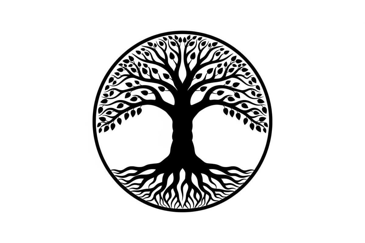 Tree of Life Circle SVG Bundle, an Illustration by Gfx_Store (Photo 31 of 50)