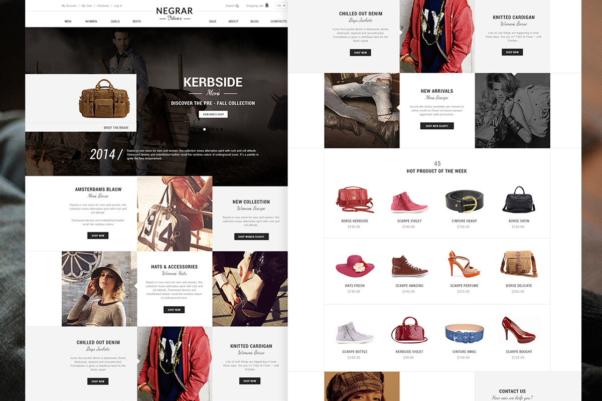 Magento Fashion Theme - Get big sale, a Websites & App Template by Cmsideas (Photo 2 of 5)