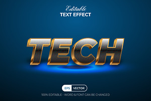 Text Effect Technology Style Theme