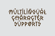 KRONKELD – Nordic Inspired Font, a Symbol Font by TypeTasty Font (Thumbnail 3 of 10)
