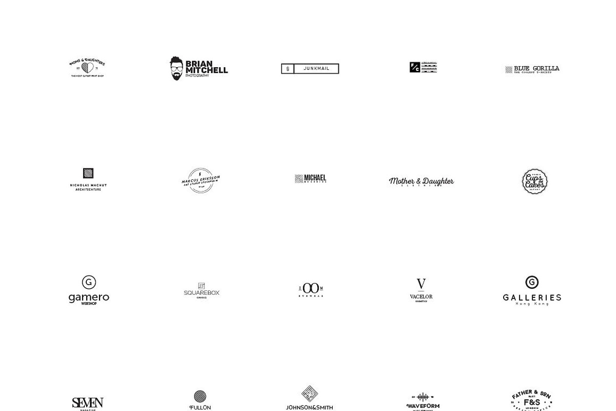 SALE! Logo Creators Dream Bundle, a Branding & Logo Template by Mats-Peter Forss (Photo 43 of 107)