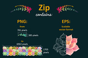 Magical Succulents, an Object Graphic by Chuchilko shop (Thumbnail 7 of 7)