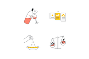 58 Cute Outline Vector Illustrations, a Finance Illustration by BadBrother (Thumbnail 11 of 20)
