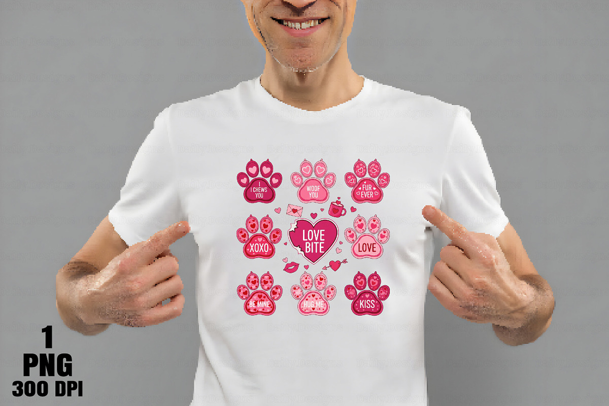 Dog Valentine Png, Dog Mom Png, an Illustration by Daily.Designs (Photo 2 of 10)