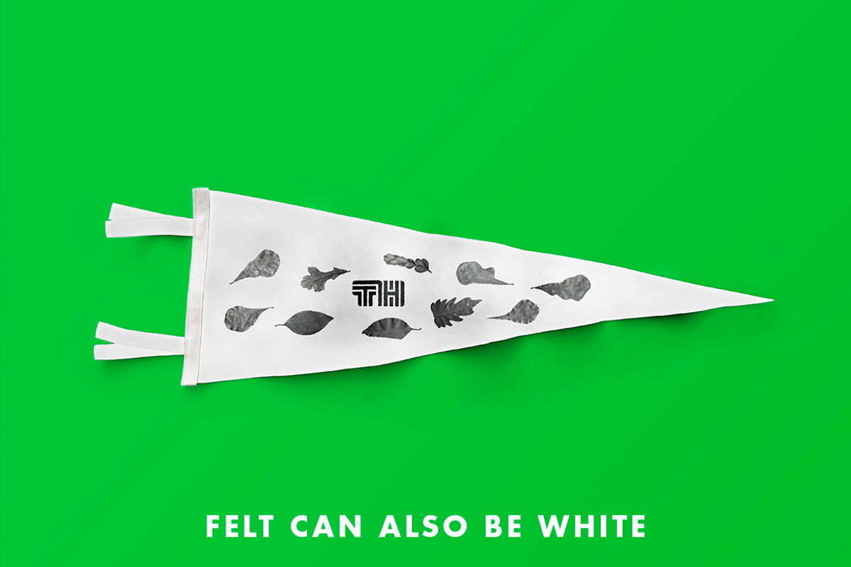 Felt Pennant Mockup, a Product Mockup by Jacob Waites (Photo 4 of 5)