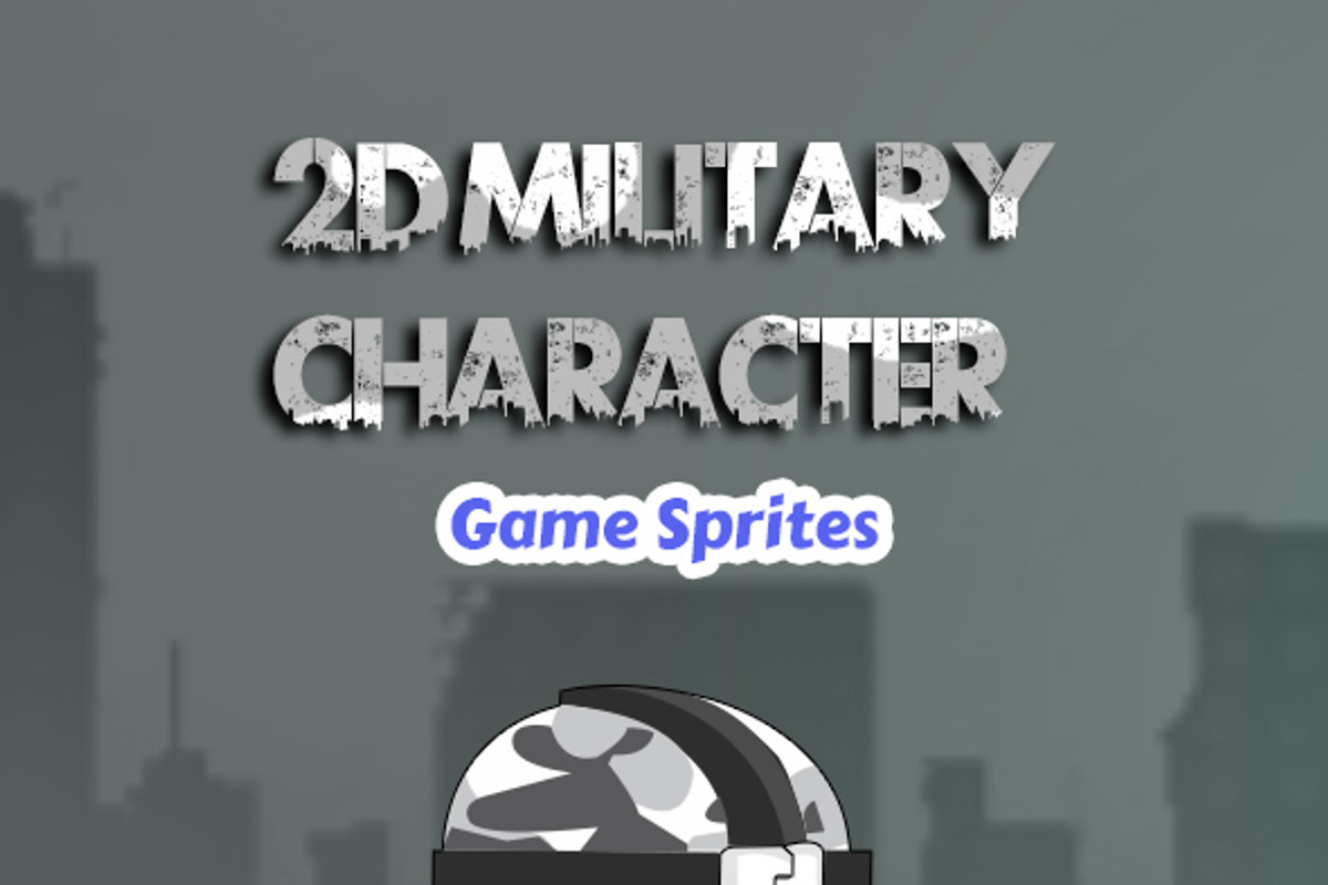 2D Millitary Soldier Character, a Texture Illustration by Awns Creators (Photo 2 of 3)