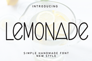 Lemonade | Script Font, a Script Font by Scratchones (Thumbnail 1 of 8)