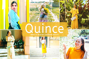 Quince Pro Lightroom Presets