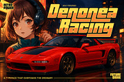 Denonea Racing - Bold Speed Fonts, a Sans Serif Font by Konstantine Studio (Thumbnail 1 of 10)