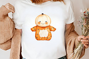 Halloween Baby Shower Clipart Bundle, an Illustration by Canvas Craft (Thumbnail 5 of 8)