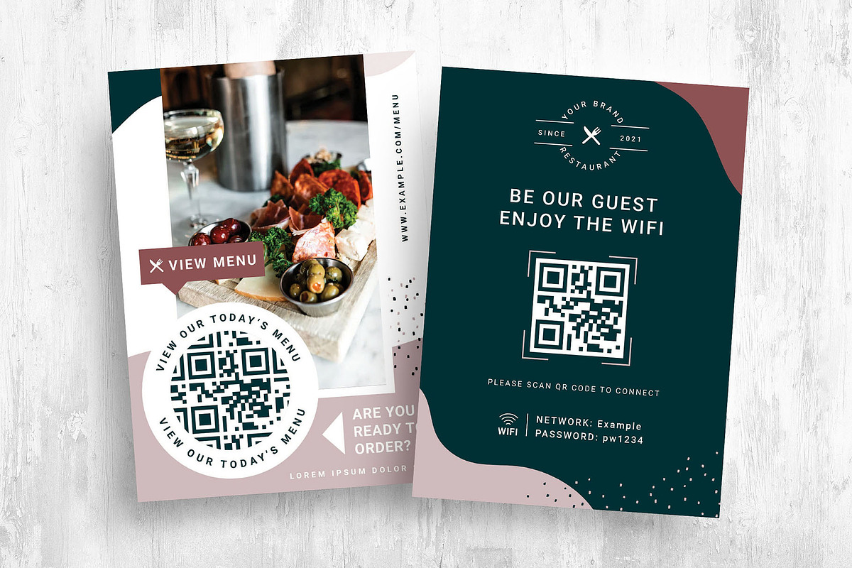 QR Code Flyer Templates Vol.6, a Flyer Template by BrandPacks