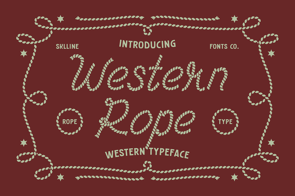SFC Western Rope, a Script Font by Skilline Supply Co. (Photo 1 of 5)