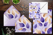 Lavender Gold Botanicals Scrapbooks, a Background Graphic by V Design Creator (Thumbnail 4 of 12)